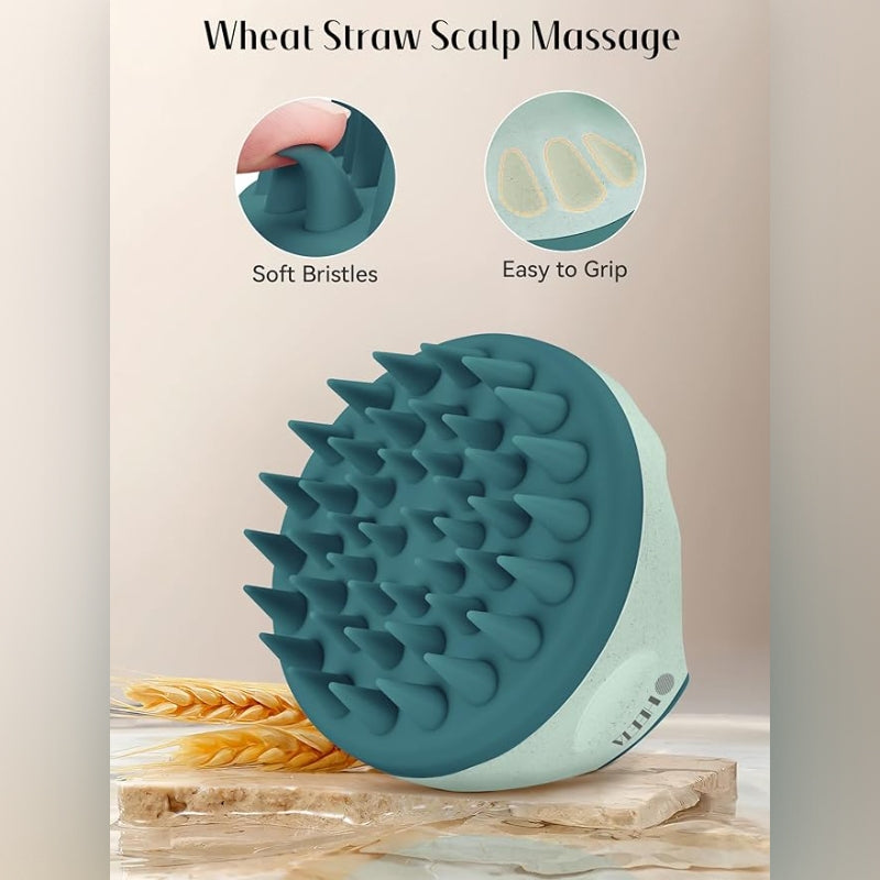 Scalp Massager Hair Growth with Soft Silicone Bristles to Remove Dandruff and Relieve Itching, Shampoo Brush for Hair Care & Relax Scalp, Scalp Scrubber for Wet Dry Hair